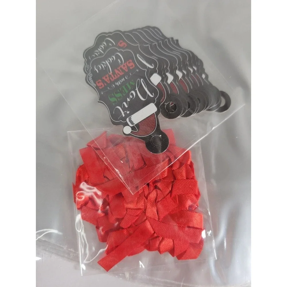 Wilton Christmas Treat Bag Kits 3 packs of 12 Bags With Ribbons & Tags